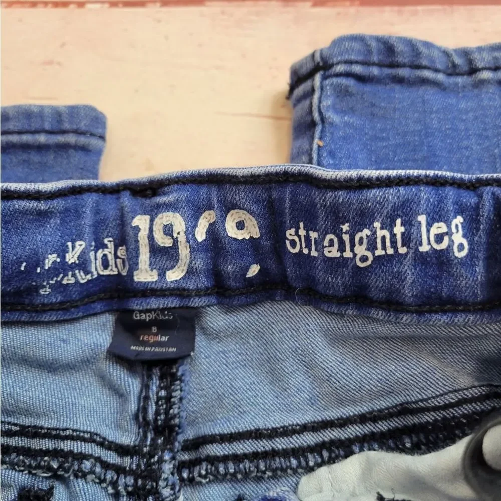 Gap kids straight jeans 8